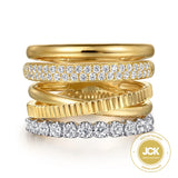 14K Yellow Gold, 14K White Gold Ring LR52585M45JJ