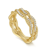 14K White Gold Ring LR52599Y45JJ