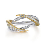 14K Yellow Gold, 14K White Gold Ring LR52604M45JJ