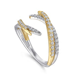 14K Yellow Gold, 14K White Gold Ring LR52604M45JJ