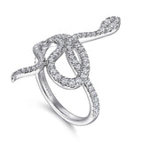 14K White Gold Ring LR52621W45JJ