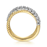 14K Yellow Gold, 14K White Gold Ring LR52625M45JJ