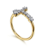 14K White Gold Ring LR52646Y45JJ