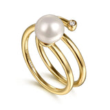 14K White Gold Ring LR52679Y45PL