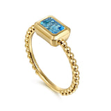 14K White Gold Ring LR52684Y4JBT