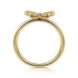 14K White Gold Ring LR52685Y45JJ