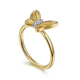 14K White Gold Ring LR52685Y45JJ