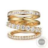 14K White Gold Ring LR52691Y44JJ