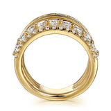 14K White Gold Ring LR52691Y44JJ