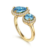 14K White Gold Ring LR52701Y45BT