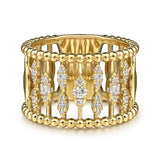 14K White Gold Ring LR52708Y45JJ