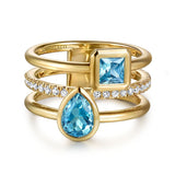 14K White Gold Ring LR52724Y45BT