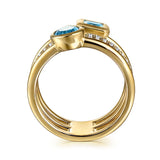 14K White Gold Ring LR52724Y45BT