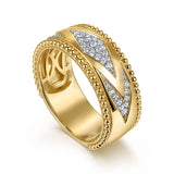 14K White Gold Ring LR52728Y45JJ