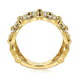 14K White Gold Ring LR52738Y45JJ
