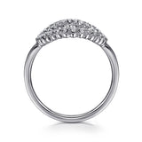 14K White Gold Ring LR52748W45JJ