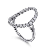 14K White Gold Ring LR52748W45JJ