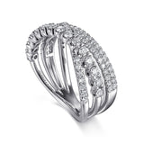 14K White Gold Ring LR52751W45JJ