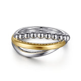 14K Yellow Gold, Sterling Silver (925) Ring LR52756MZJJJ