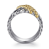 14K Yellow Gold, Sterling Silver (925) Ring LR52758MZJJJ