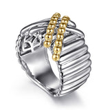 14K Yellow Gold, Sterling Silver (925) Ring LR52758MZJJJ