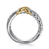 14K Yellow Gold, Sterling Silver (925) Ring LR52760MZJJJ