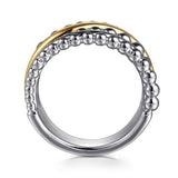14K Yellow Gold, Sterling Silver (925) Ring LR52764MZJJJ