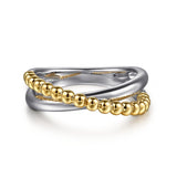 14K Yellow Gold, Sterling Silver (925) Ring LR52766MZJJJ