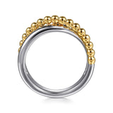14K Yellow Gold, Sterling Silver (925) Ring LR52766MZJJJ