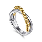 14K Yellow Gold, Sterling Silver (925) Ring LR52766MZJJJ