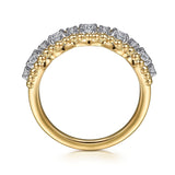 14K Yellow Gold, 14K White Gold Ring LR52768M45JJ