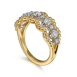 14K Yellow Gold, 14K White Gold Ring LR52768M45JJ