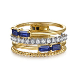 14K Yellow Gold, 14K White Gold Ring LR52769M45SA