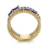 14K Yellow Gold, 14K White Gold Ring LR52769M45SA