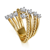 14K Yellow Gold, 14K White Gold Ring LR52772M45JJ