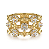 14K White Gold Ring LR52777Y45JJ