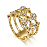 14K White Gold Ring LR52777Y45JJ