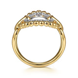 14K Yellow Gold, 14K White Gold Ring LR52779M45JJ