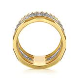 14K Yellow Gold, 14K White Gold Ring LR52793M45JJ