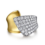 14K Yellow Gold, 14K White Gold Ring LR52801M45JJ