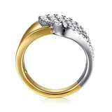 14K Yellow Gold, 14K White Gold Ring LR52801M45JJ