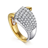14K Yellow Gold, 14K White Gold Ring LR52801M45JJ