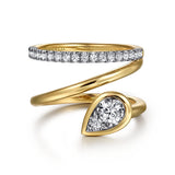 14K Yellow Gold, 14K White Gold Ring LR52802M45JJ