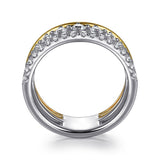 14K Yellow Gold, 14K White Gold Ring LR52808M45JJ