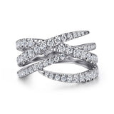 14K White Gold Ring LR52810W45JJ