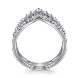 14K White Gold Ring LR52811W45JJ