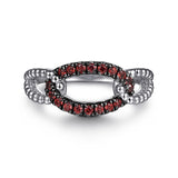 Sterling Silver (925) Ring LR52854SVJGN