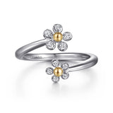 14K Yellow Gold, Sterling Silver (925) Ring LR52855MZ5JJ
