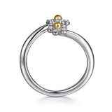 14K Yellow Gold, Sterling Silver (925) Ring LR52855MZ5JJ