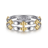 14K Yellow Gold, Sterling Silver (925) Ring LR52864MZJJJ